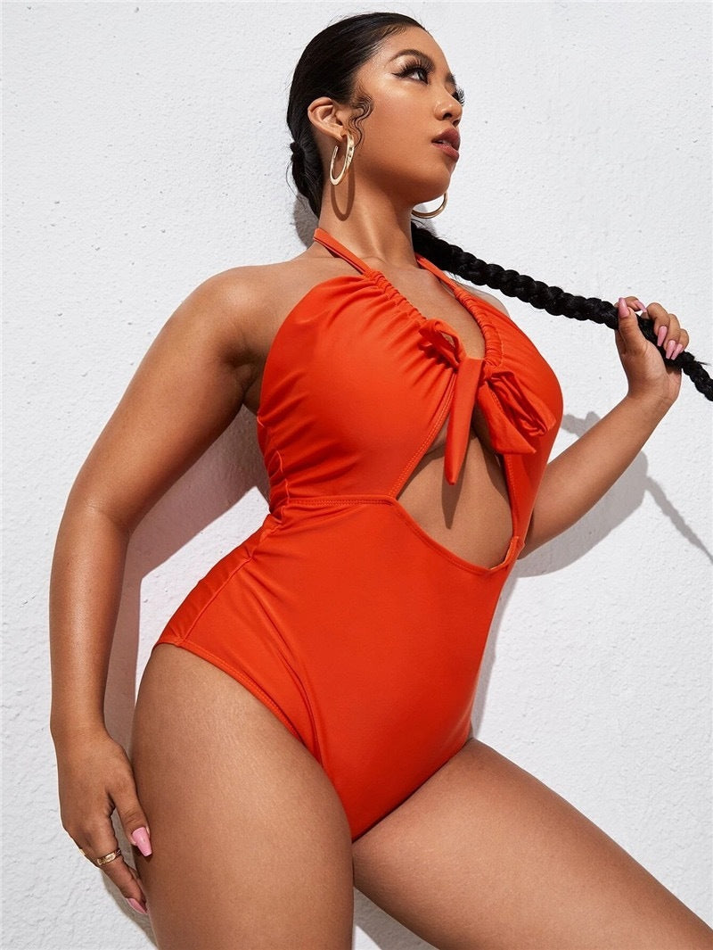 Peek-A-Boo One Piece Swim