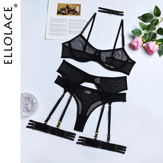 CeCelia Sheer 4 Piece Set