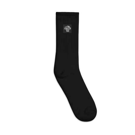 Kat & Mouze Embroidered Logo Socks