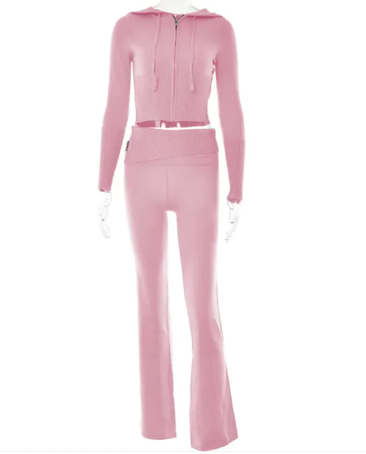 Hannah High-Waist Hoodie & Pants Set